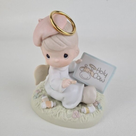Precious Moments 272558 I Think You're Just Divine Angel Porcelain Figurine - Picture 2 of 7